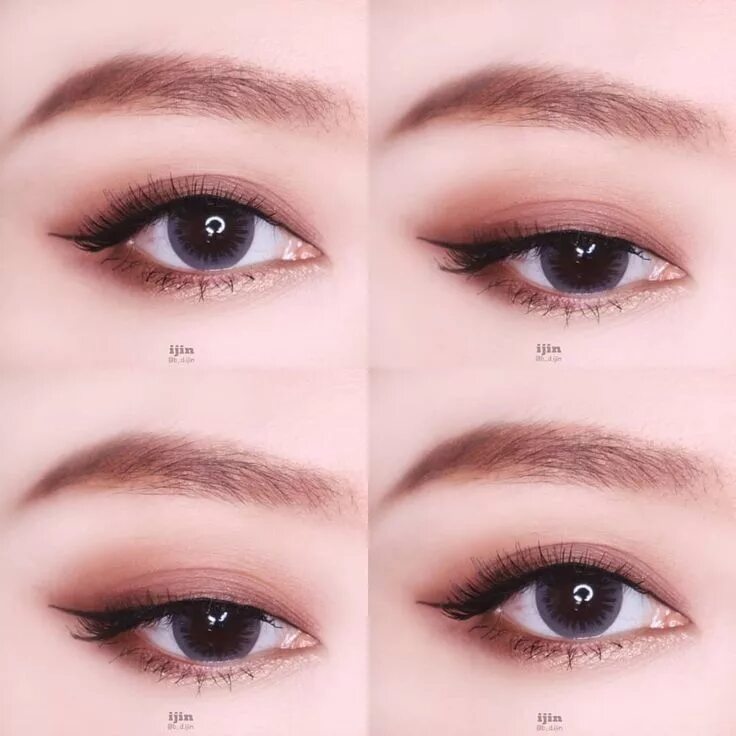 Макияж глаз маленькое веко Pin by Katie Chan on Makeover Asian eye makeup, Korean eye makeup, Asian makeup