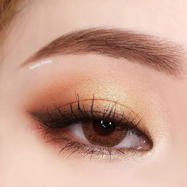 Макияж глаз на нависшее веко Discover more about eye makeup and makeup products #eyemakeupforbrowneyes Korean