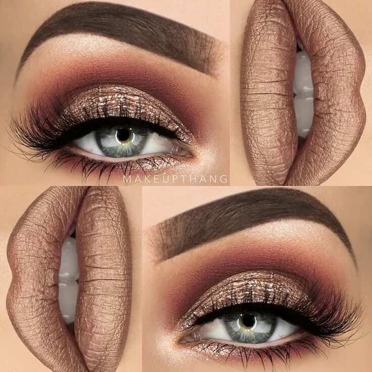 Макияж глаз на работу In collaboration with #gerardcosmetics ⭐ Get your metallics on with @gerardcosme