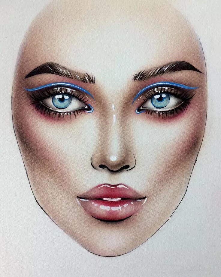 Макияж глаз нарисовать 7,653 gilla-markeringar, 45 kommentarer - Sergey X (@milk1422) på Instagram: "#a