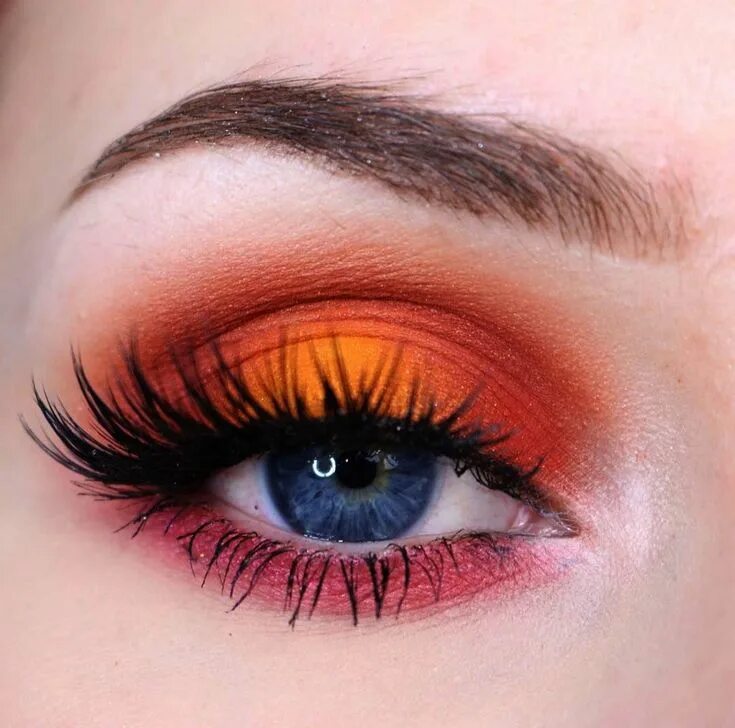 Макияж глаз оранжевыми тенями Beautiful Everyday Eye Makeup Smokey Eye Makeup Step By Step Guide Halo eye make
