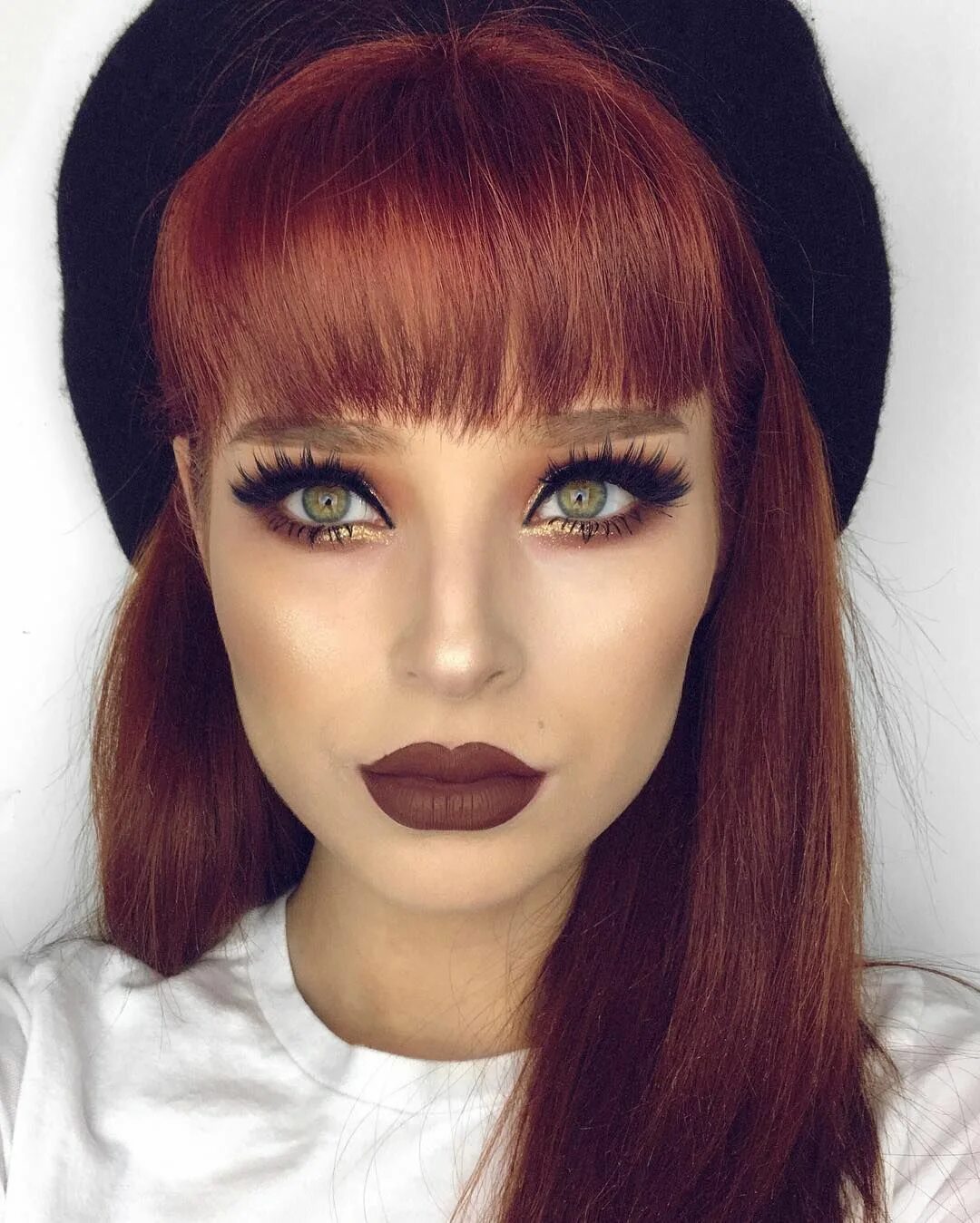 Макияж глаз под рыжие волосы Instagram photo by Lupe Sujey Cuevas * Jul 22, 2016 at 10:51pm UTC Hair makeup, 