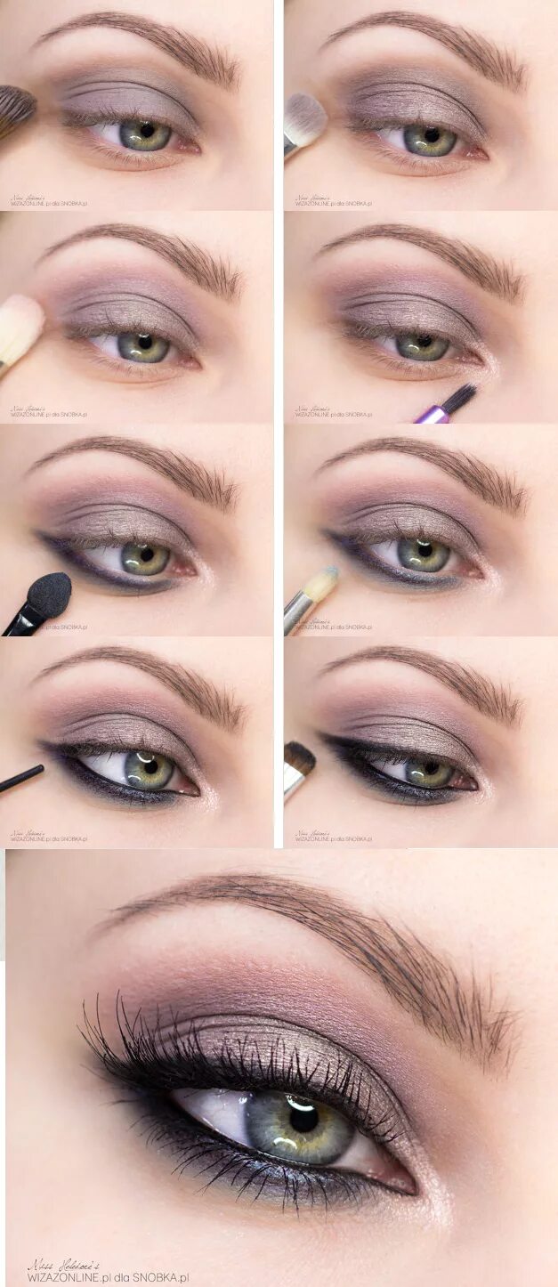Макияж глаз пошагово на свадьбу Taupe and Blue Eyes Makeup Tutorial Almond eye makeup, Blue eye makeup tutorial,