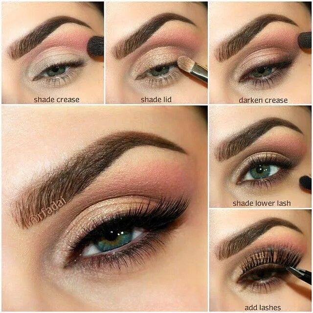 Макияж глаз пошагово на свадьбу @Roya Fadai - Everyday Look (Catwalk palette AnastasiaBeverlyHills) SHADE CREASE