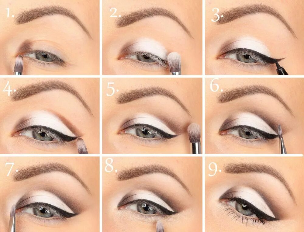 Макияж глаз пошагово на свадьбу Cut crease eyeshadow tutorial Maquillage yeux, Maquillage, Yeux