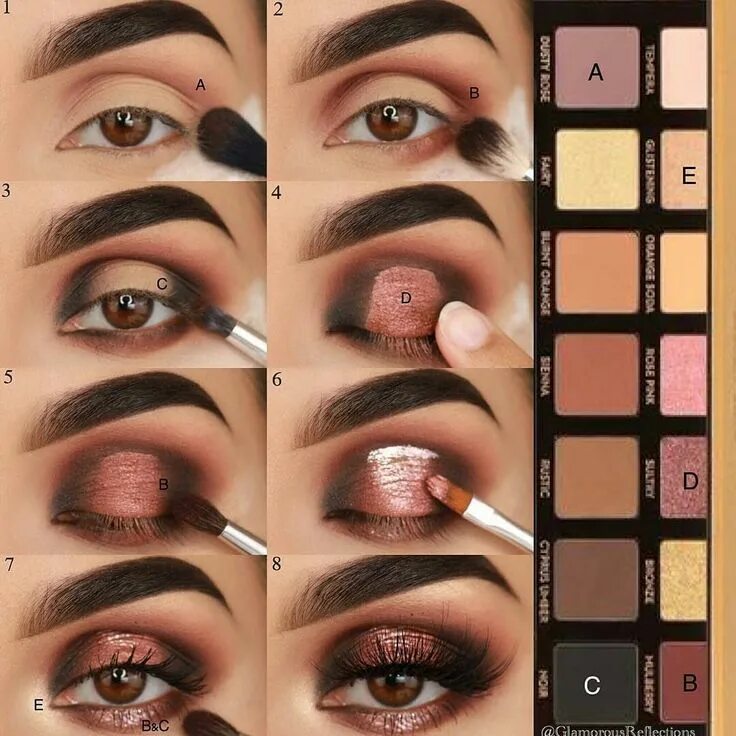 Макияж глаз пошаговое фото для начинающих REFLECTION IN THE LAGOON ( step by step ) By: @glamorousreflections . * ᴛᴀɢs #to