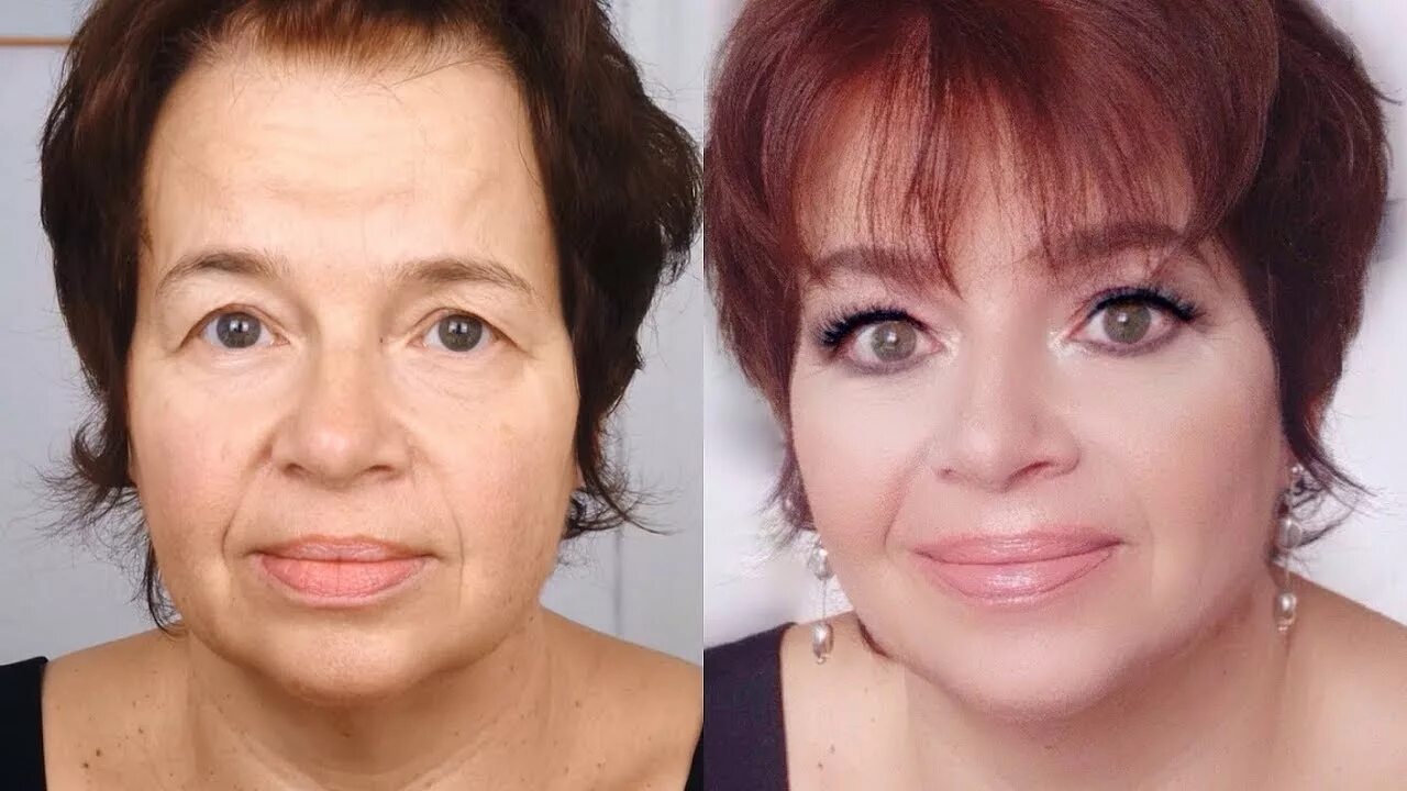 Макияж глаз после 50 Glam makeover for hooded eyes! ft. my aunt - YouTube