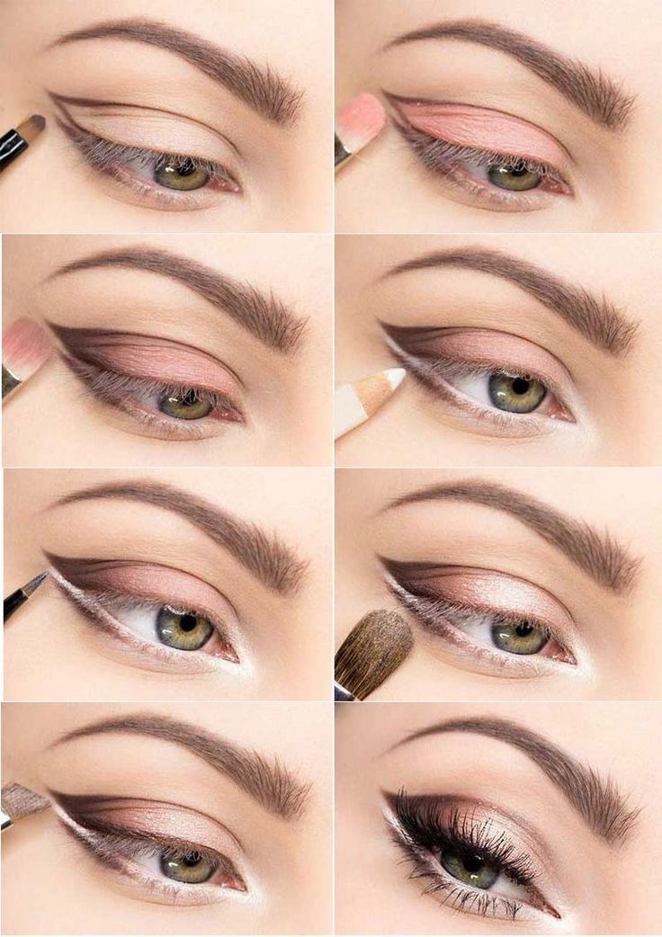 Макияж глаз повседневный пошаговое Pin by Ane on Eyeshadow tutorials Clinique eye makeup, Eye makeup steps, Eye mak