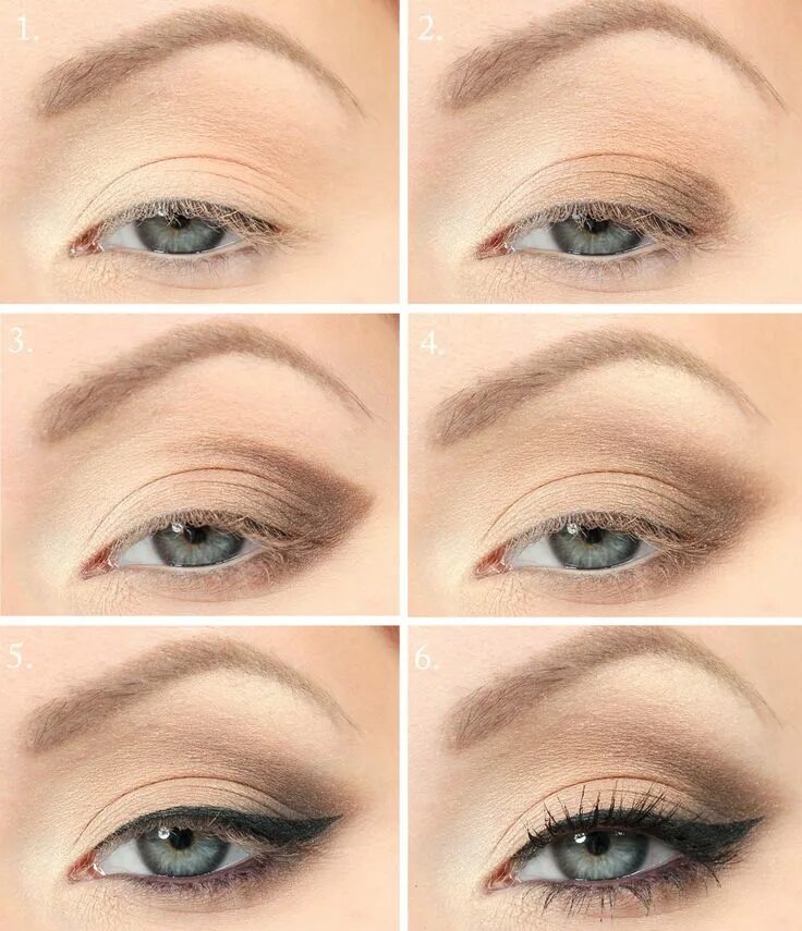 Макияж глаз повседневный пошаговое Helena Rönnblads Smink- & Skönhetsblogg Hooded eye makeup tutorial, Eye makeup s