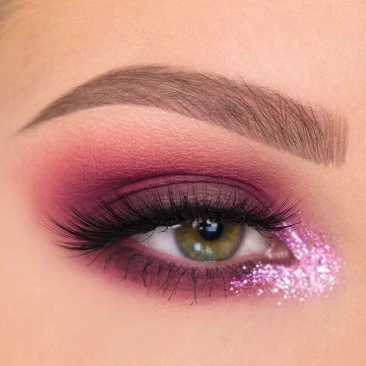Макияж глаз розовыми тенями Pin on Maquillaje Eye makeup, Fancy makeup, Colorful makeup