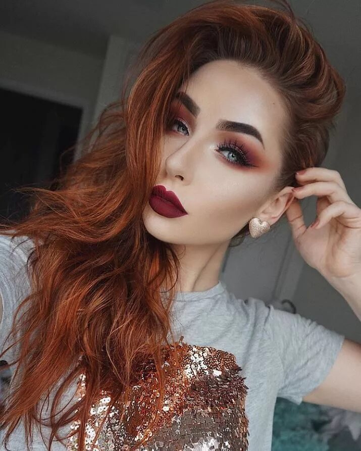 Макияж глаз рыжих 79.4k Likes, 193 Comments - Morphe Brushes (@morphebrushes) on Instagram: "Red h