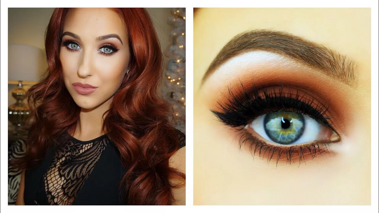 Макияж глаз рыжих Trendy Eye Makeup Tutorial Jaclyn Hill - YouTube