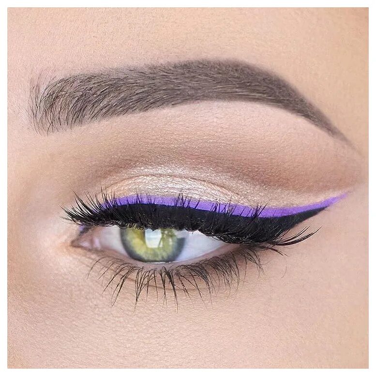 Макияж глаз с линиями Подводка для глаз NYX Professional Makeup Vivid Brights Eyeliner 09 Vivid Blosso