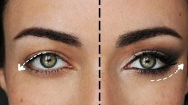 Макияж глаз с опущенным веком 7 Truques de maquiagem que vão mudar sua vida Eye makeup hooded lids, Hooded eye