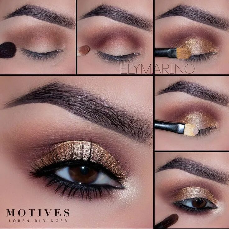 Макияж глаз с помощью теней Make up tutorial Trucs de maquillage, Maquillage yeux marrons, Maquillage pour l