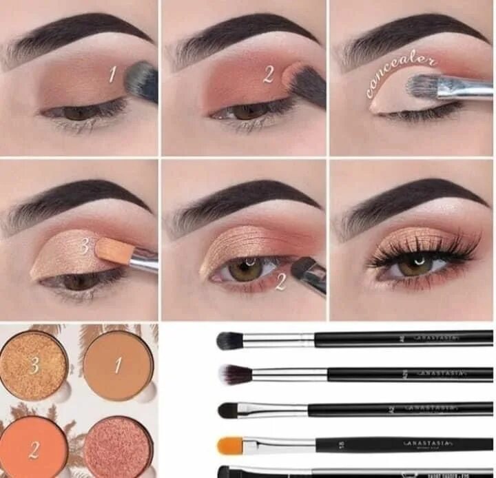 Макияж глаз с помощью теней Pin on Maquillajes Eye makeup tutorial, Natural eye makeup tutorial, Eye makeup
