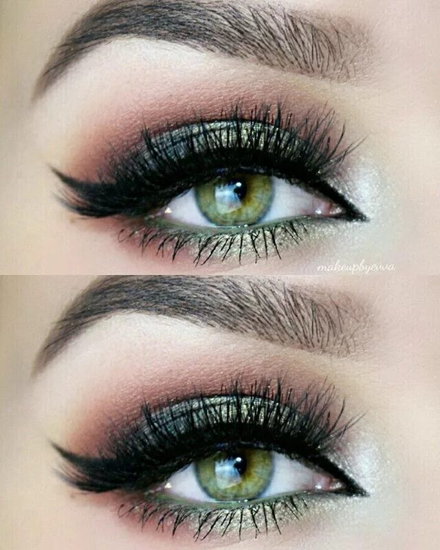 Макияж глаз с зеленой подводкой Green Eye Makeup Eye makeup, Makeup for green eyes, Makeup