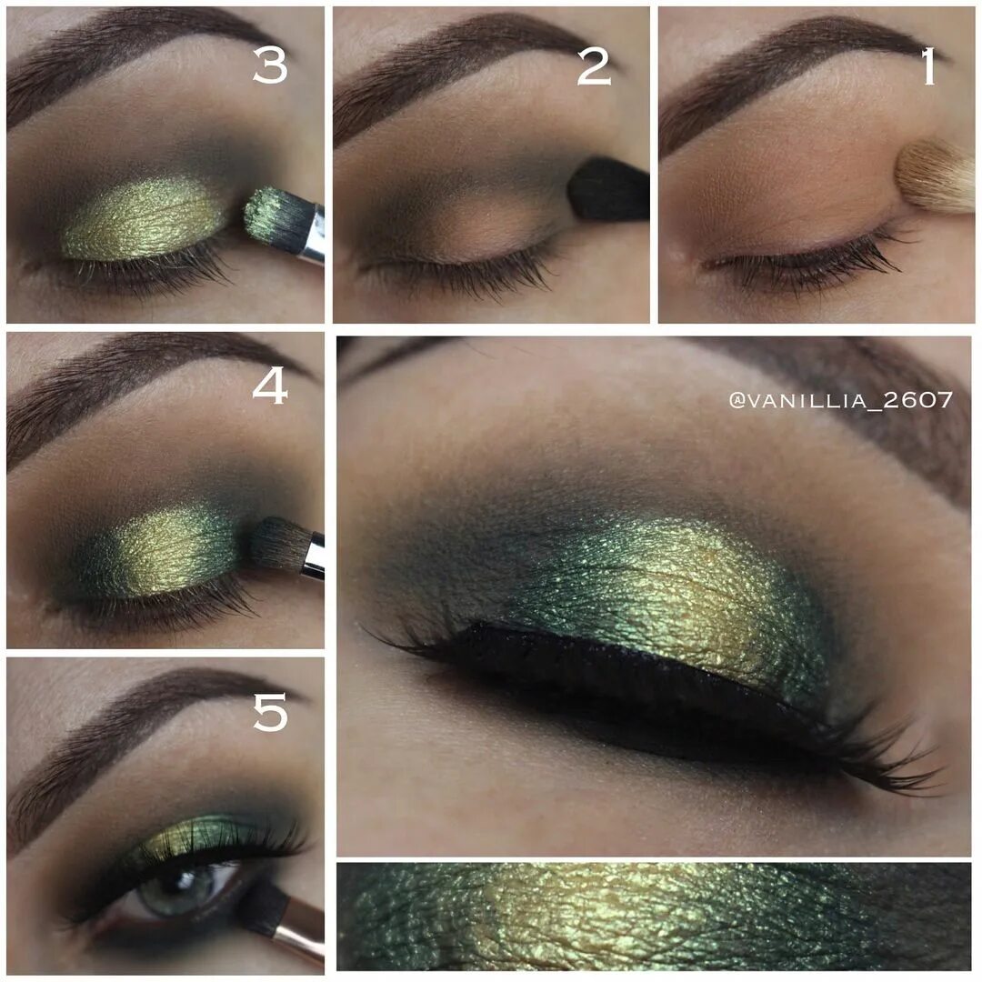 Макияж глаз с зелеными тенями пошагово Gorgeous Subculture Palette Look