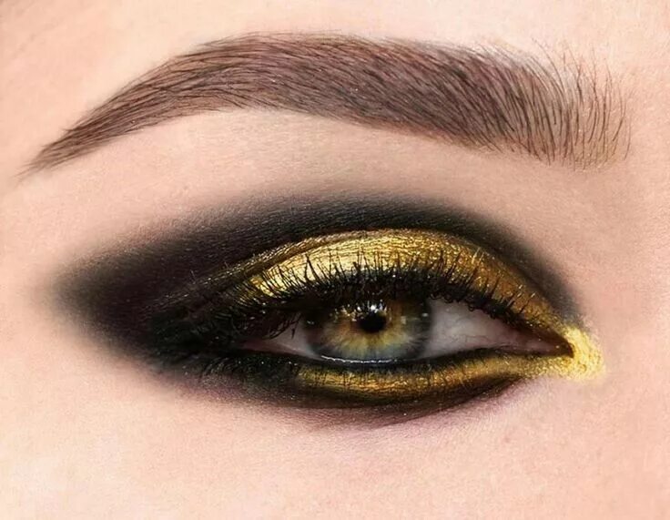 Макияж глаз с золотом Ghim của Emmanuella Collins trên eye makeup