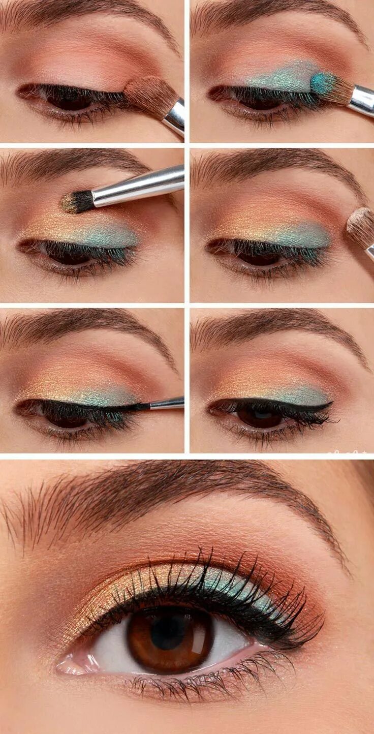 Макияж глаз самой себе Make up für das neue Jahr Schritt für Schritt t �+#das #für #Jahr #Makeup #neue 