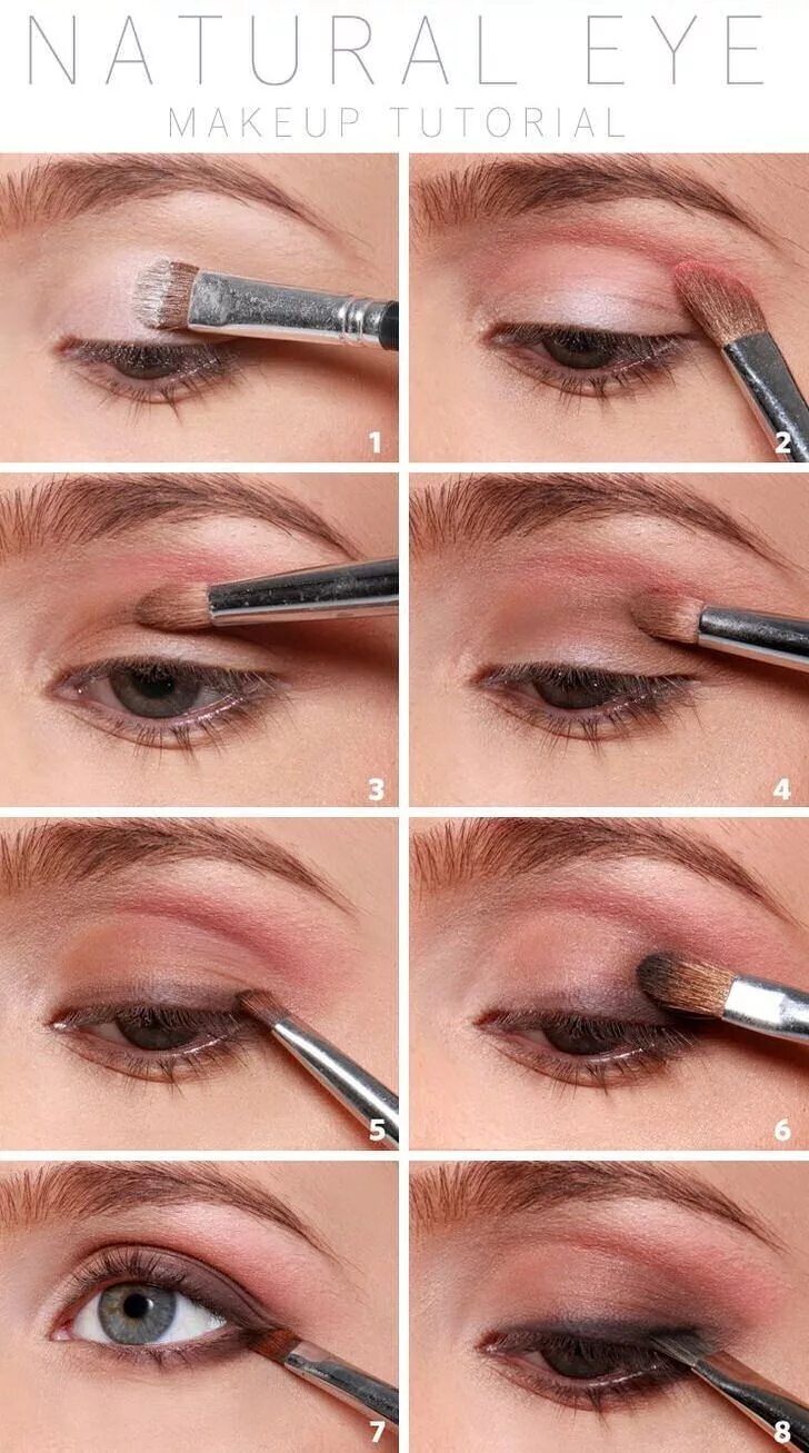 Макияж глаз самой себе Natural Eye Makeup Tutorial Romantic eye makeup, Teen eye makeup, Natural eye ma
