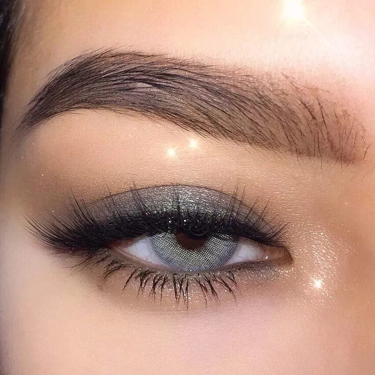Макияж глаз серые тени created this entire eye makeup look using ONE (1, singular) palette (Evon Wahab 
