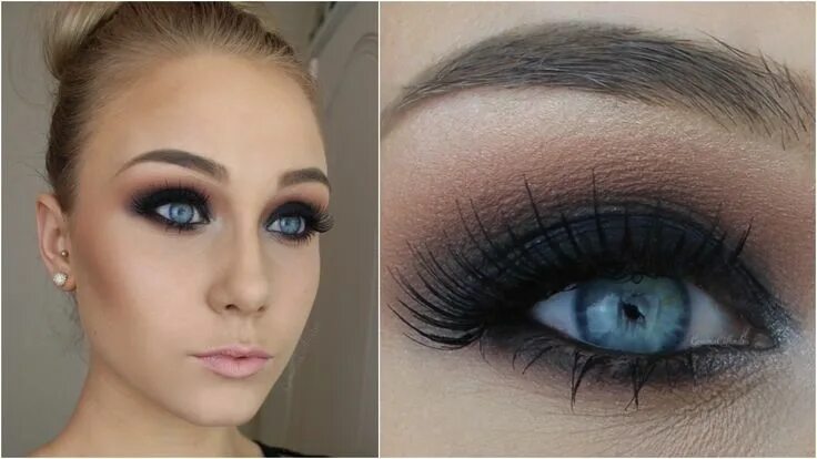 Макияж глаз смоки айс For Beginners Black Smokey Eye In 12 Simple Steps! Black smokey eye makeup, Smok