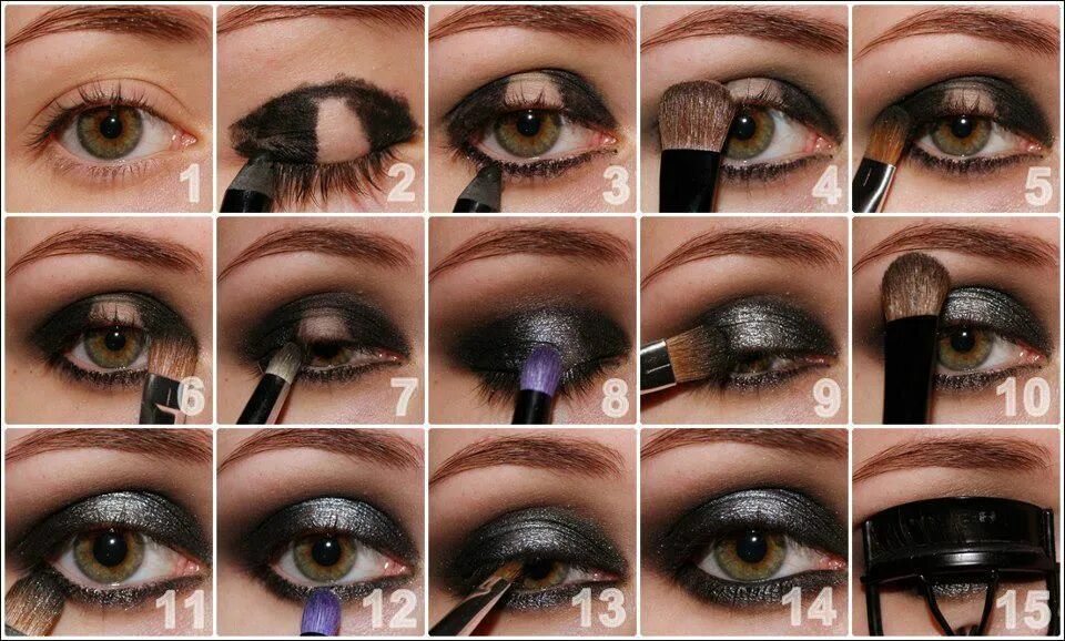 Макияж глаз смоки пошаговое Pin on Make up!