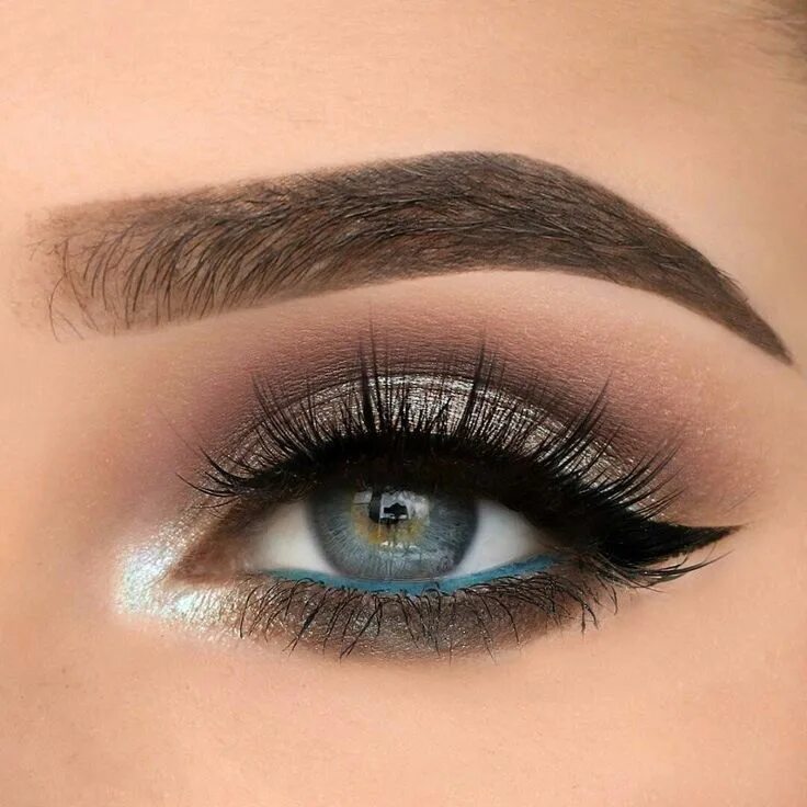 Макияж глаз спб Pin by Emilia Emirova on External Grey eye makeup, Smokey eye makeup, Hooded eye