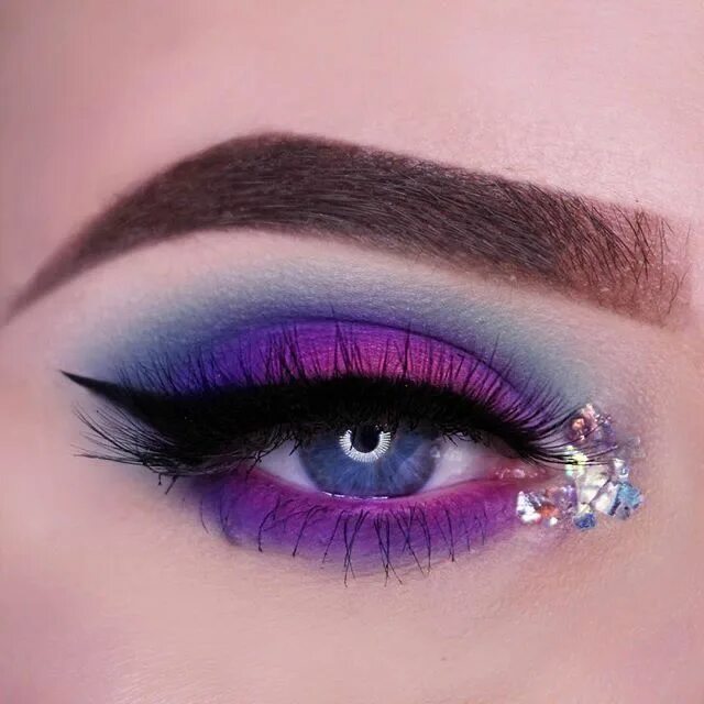 Макияж глаз спб Pin by Sjannie *. on Pansies Boards Purple eye makeup, Dramatic eye makeup, Eye 