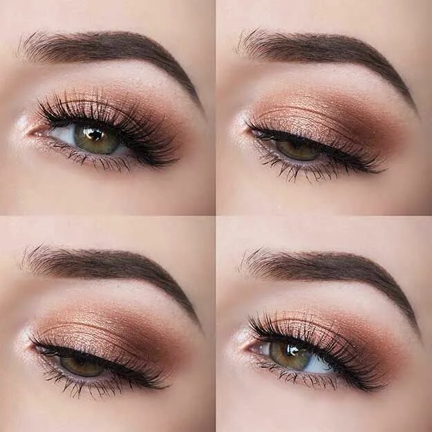 Макияж глаз светлыми тенями Hottest Eye Makeup Trends for 2018 - Smokey Peach Eyes - It’s Time To Check Out 