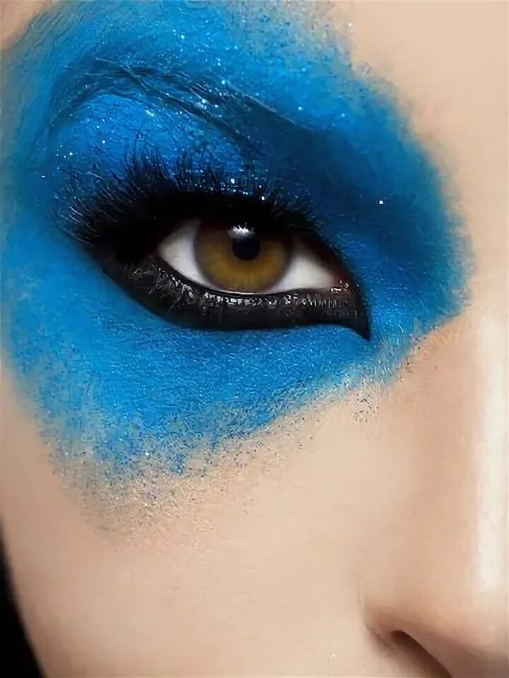 Макияж глаз цвет синий Eyeshadow Lipstick Blue makeup, Blue eye makeup, Makeup