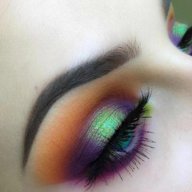 Макияж глаз цветные тени sugarpill cosmetics, Tumblr Colorful makeup, Eyeshadow makeup, Eye makeup