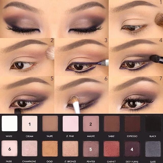 Макияж глаз тени фото пошагово Pinterest: @HerGuide ♛ Eyeshadow, Skin makeup, Eye makeup tutorial