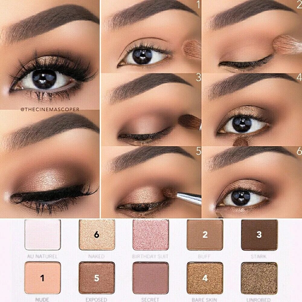 Макияж глаз тени фото пошагово ριитєяєѕт @IIIannaIII Smokey eye makeup tutorial, Eye makeup steps, Eye makeup t
