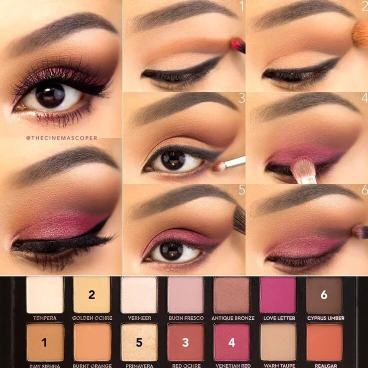 Макияж глаз тени фото пошагово 15 Fall Perfect Step by Step Makeup Tutorials You Must See And Copy Eye makeup, 