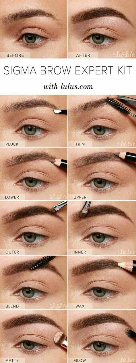 Макияж глаз тенями для бровей Pin on Makeup/Nails/Hair/Shampoo+Conditioner Eyebrow makeup, Perfect eyebrows, S