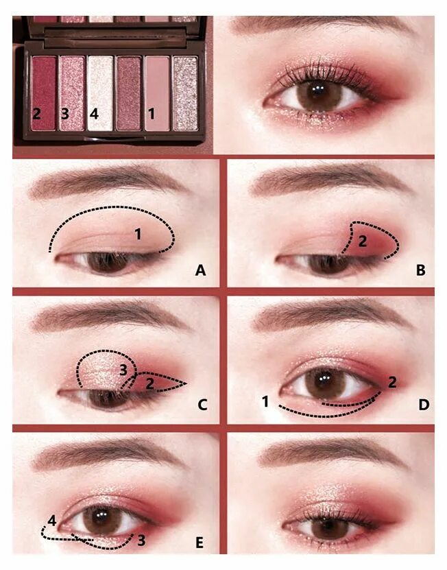 Макияж глаз тенями для нависшего века Pin on Eye makeup Korean eye makeup, Eye makeup, Eye makeup designs