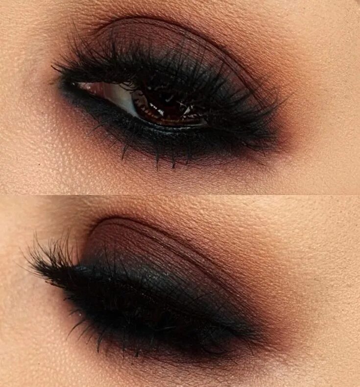 Макияж глаз тенями темные We Heart It Smokey eye makeup, Eye makeup, Dark makeup