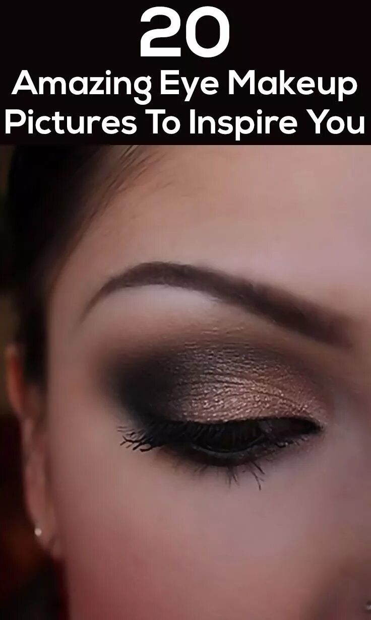 Макияж глаз тенями темные Pin on Eye Makeup