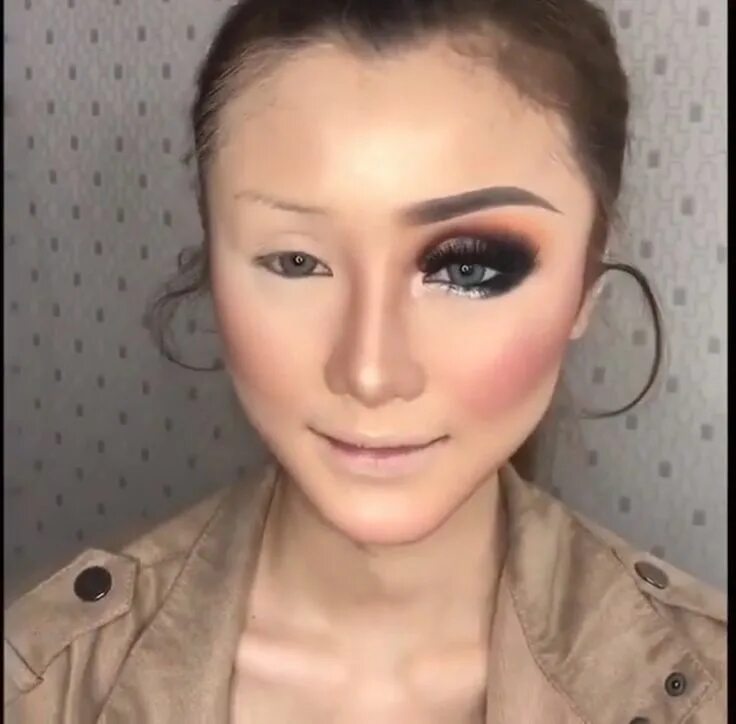Макияж глаз увеличить зрительно Pin on Макияж Eye makeup, Makeup, Makeup app
