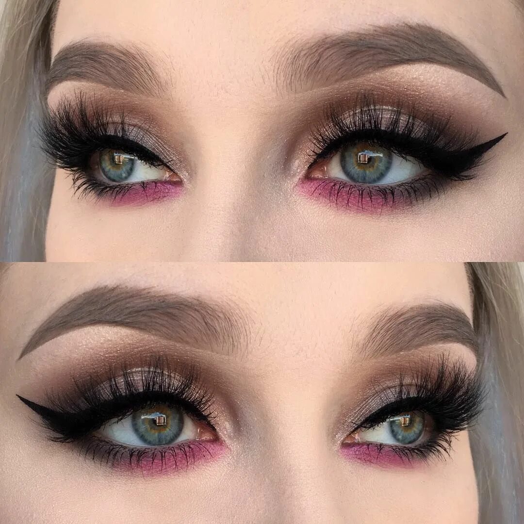 Макияж глаз увеличить зрительно @helenesjostedt on Instagram: "I used @toofaced chocolate bar bon bon palette (s