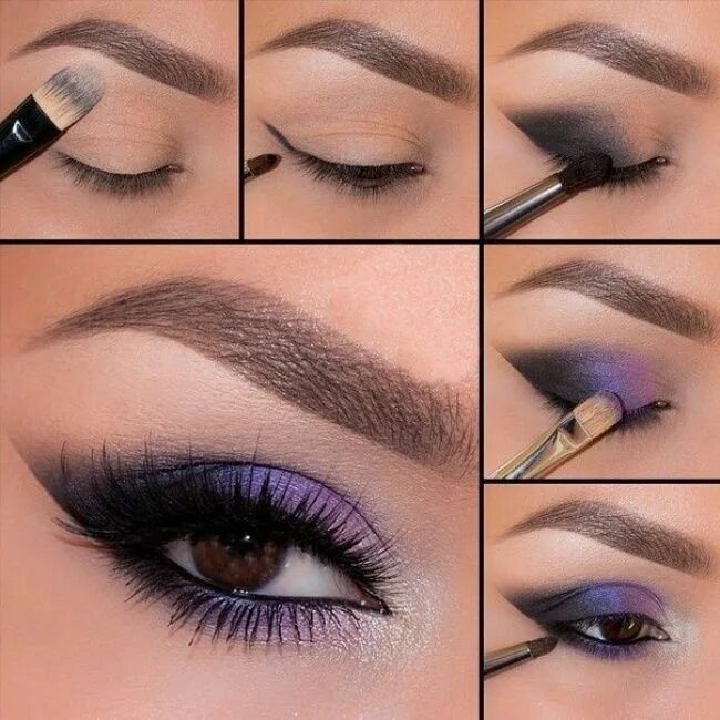 Макияж глаз в домашних Pin by Laura Bernardes on Maquiagens Eyeshadow makeup, Eye makeup tutorial, Smok