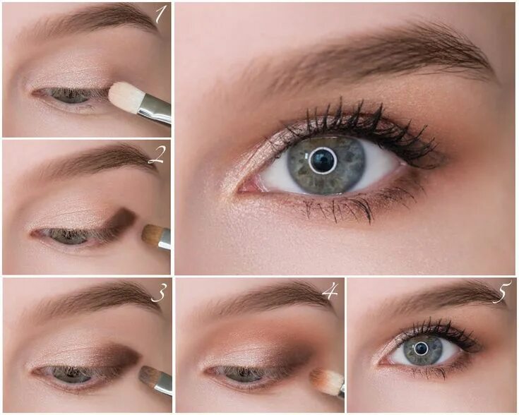 Макияж глаз в школу Пин на доске make up в 2024 г Макияж глаз, Макияж, Глаза