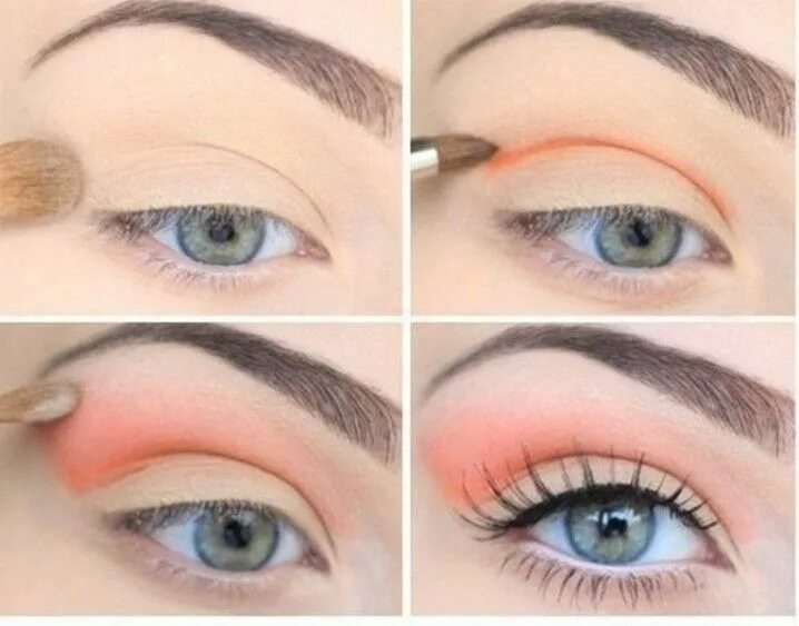 Макияж глаз в школу Pretty Pastel Makeup Ideas for Spring - Pretty Designs Peach eyeshadow, Pastel m