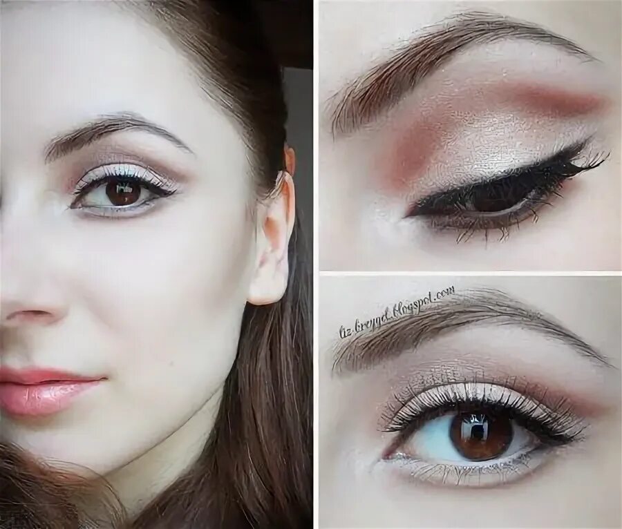 Макияж глаз в школу Asian Beauty Trend - Tear Bag Makeup Tutorial Big eyes makeup, Eye makeup, Every