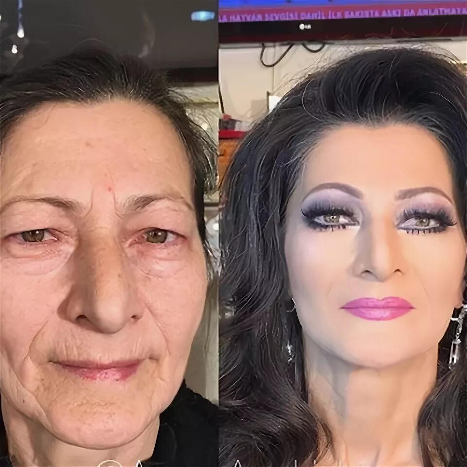 Макияж глаз возрастной женщины Make-up Artist schminkt Frauen um Jahre jünger Schminktricks, Schönheitshacks, L