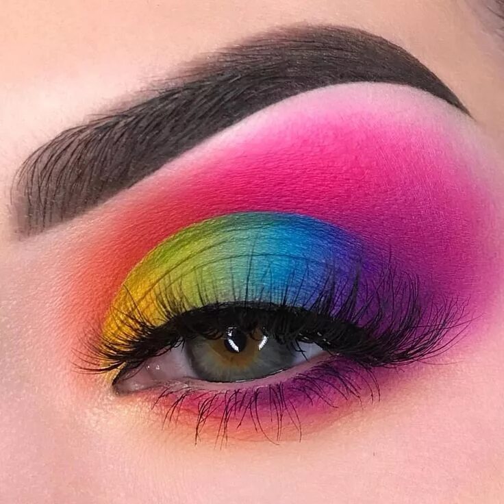 Макияж глаз яркими тенями #makeup #makeuplooks #pretty #makeupideas #beautymakeup #eyemakeup #eyeshadow #l