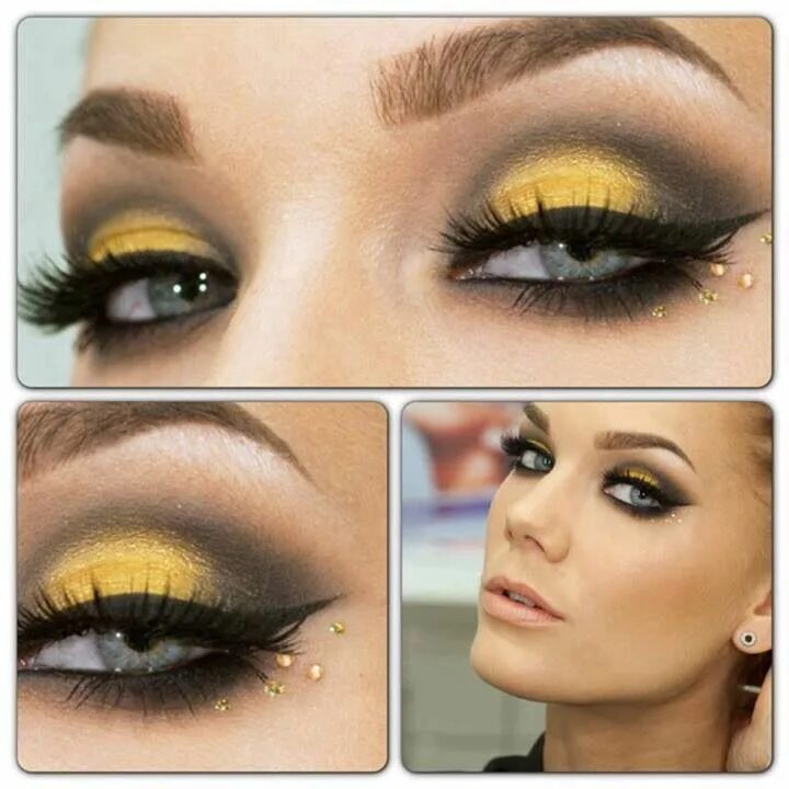 Макияж глаз желтые тени Pin by Hande Feyzioglu on Makeup ideas Yellow eye makeup, Yellow makeup, Eye mak