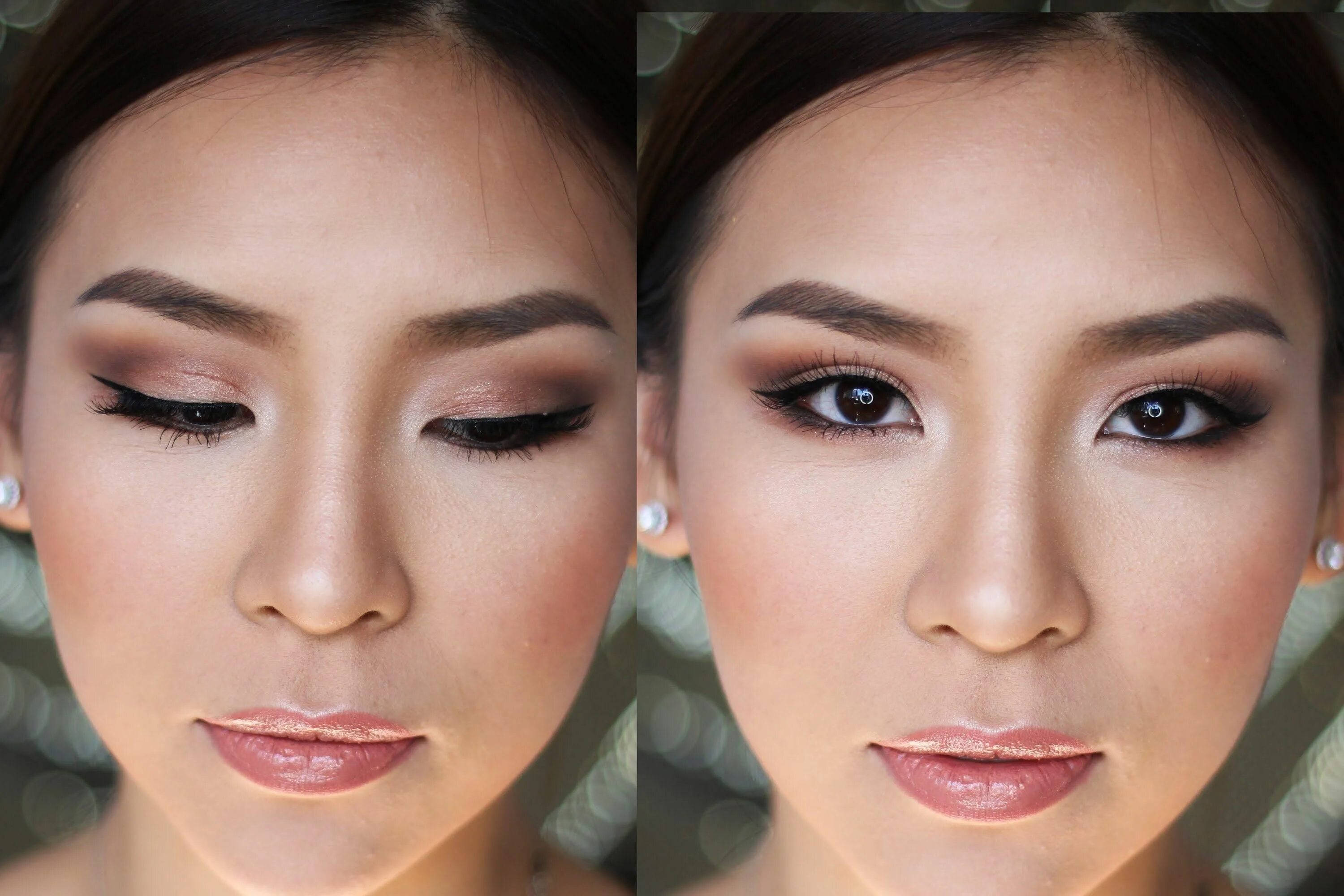 Макияж глубоко посаженных глаз с нависшим веком Arquivos Maquiagem Amazing wedding makeup, Asian bridal makeup, Wedding makeup f